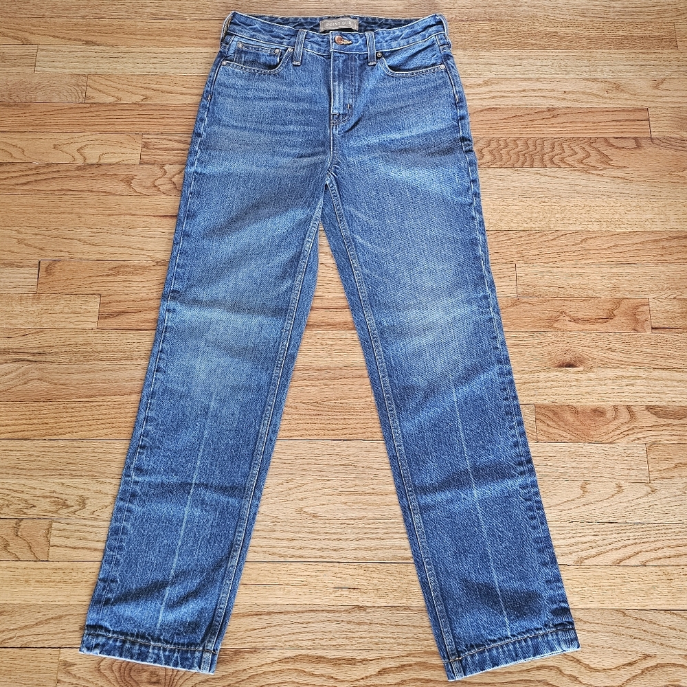 Point Sur J Crew Limited Edition Nipped Straight Jean in Rodeo Wash size 25 NWOT